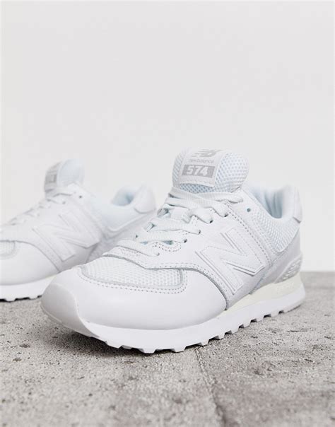 Weisse New Balance Stoffschuhe kaufen 